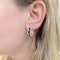 Boucles d'oreilles Boucles d'oreilles Chanel, céramique noire, diamants. 58 Facettes 32930