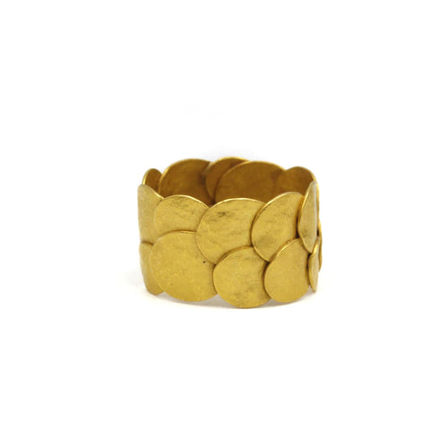 Bague Bague Or brossé 58 Facettes 220228R