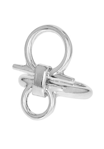 Bague 51 Bague HERMES Bride Moyen Modèle en Argent 925/1000 58 Facettes 62573-58638