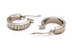 Boucles d'oreilles Boucles d'oreilles Créoles Or blanc 58 Facettes 1048319CD
