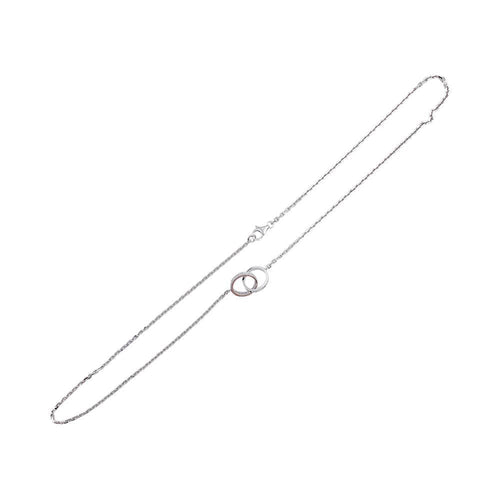 Collier Collier Cartier, "Love", en or blanc, diamants. 58 Facettes 32749