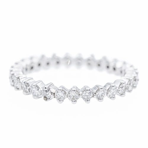 Bague 58 Bague Alliance Platine Diamant 58 Facettes 2264505CN