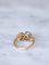 Bague toi et moi ancienne aigue-marine, perle, diamants 58 Facettes