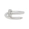 Bague 49 Bague Cartier "Juste un Clou" en or blanc et diamants. 58 Facettes 30877