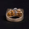 Bague Bague Art Déco Tank or jaune et diamants "Rouleau Magique" 58 Facettes