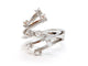 Bague 56 Bague Or blanc Diamant 58 Facettes 06357CD