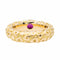 Bague 53 Chaumet Bague Jonc Or jaune Rubis 58 Facettes 2609072CN