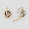 Boucles d'oreilles Boucles d'oreilles dormeuses diamants 2 ors 58 Facettes 22-448