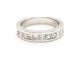Bague 53 Bague Demie alliance Or blanc Diamant 58 Facettes 578777RV