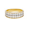Bague 57 Bague Cartier, "Sérénade", or jaune, platine et diamants. 58 Facettes 30931