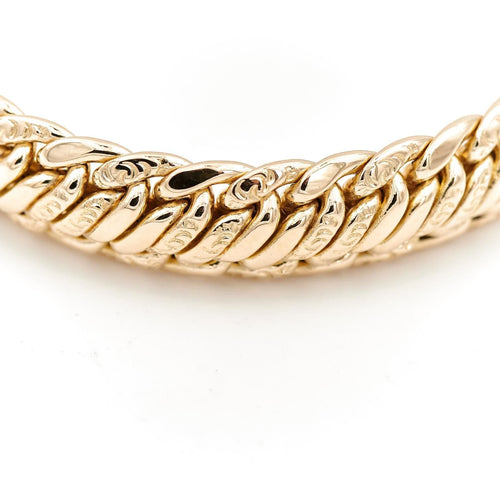 Bracelet Bracelet Maille gourmette Or jaune 58 Facettes 2041084CN