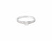 Bague Bague solitaire vintage diamants sur or gris 58 Facettes 0