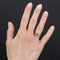 Bague 56 Bague pompadour rubis diamant 58 Facettes 21-572