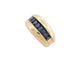 Bague 52 vintage bague CARTIER odin en or jaune 18k 6 saphirs 58 Facettes 255490