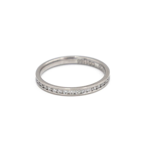 Bague 53 Mauboussin Bague Alliance Or blanc Diamant 58 Facettes 1783262CN