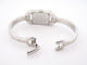 Montre montre GUCCI bamboo diamants quartz acier palladie 58 Facettes 256725