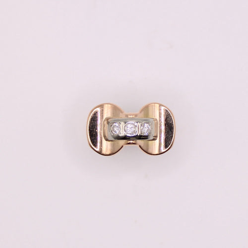 Bague Bague Tank or jaune Trilogie de diamants 58 Facettes