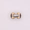 Bague Bague Tank or jaune Trilogie de diamants 58 Facettes