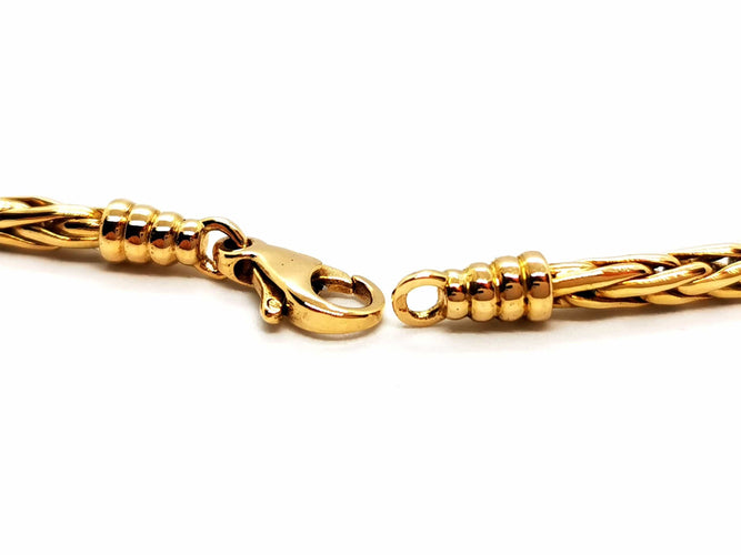 Collier Collier Maille palmier Or jaune 58 Facettes 1639505CN