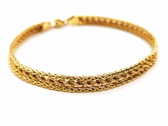 Bracelet Bracelet Maille palmier Or jaune 58 Facettes 1639186CN