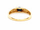 Bague 53 Bague Or jaune Saphir 58 Facettes 06508CD