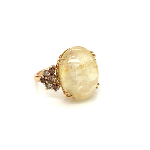 Bague 57 Bague cocktail Diamant Saphir 58 Facettes