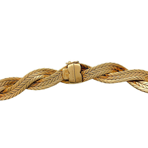 Collier Collier Buccellati, tresse en or jaune. 58 Facettes 31638