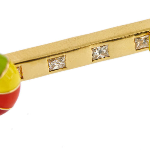 Bracelet Bracelet chakra Email arc-en-ciel Diamants 58 Facettes 31740