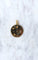 Pendentif Médaille astrologique gémeaux Or et Diamants 58 Facettes