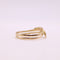 Bague Bague serpent or jaune et saphir 58 Facettes