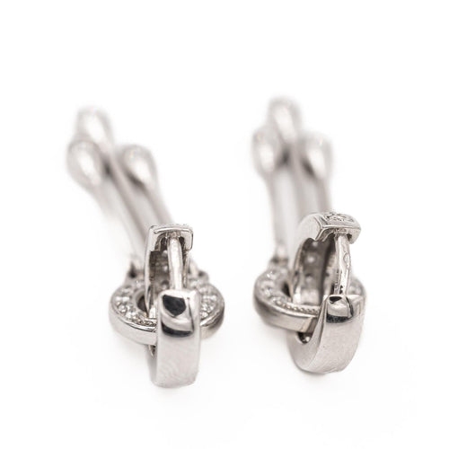 Boucles d'oreilles Boucles d'oreilles Pendantes Or blanc Diamant 58 Facettes 2486899CN