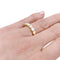 Bague 48 Alliance or jaune, diamants. 58 Facettes 32605