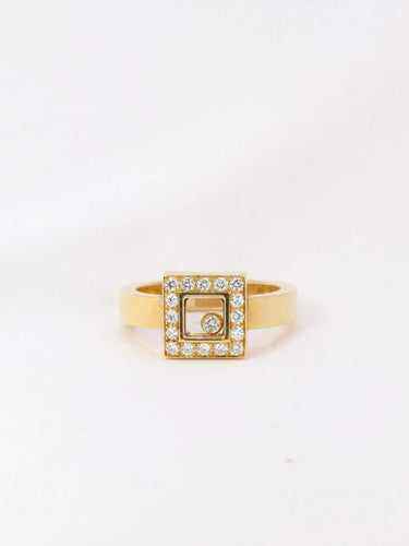 Bague CHOPARD - Bague Happy Diamonds carrée 58 Facettes J1