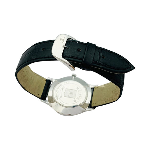 Montre Montre Jaeger Lecoultre, "Master", acier sur cuir. 58 Facettes 31959