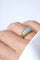 Bague Bague jarretière opales et diamants 58 Facettes