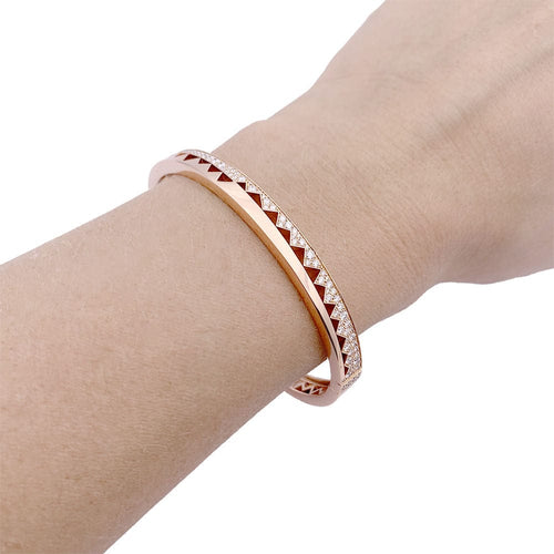 Bracelet Bracelet Akillis "Capture Me", or rose, diamants. 58 Facettes 33479