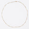Collier Collier en or maille batonnet et perles de cultures 58 Facettes 22-022