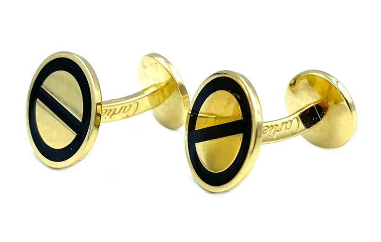 Boutons de manchette CARTIER. Collection Love, boutons de manchette or jaune 58 Facettes