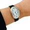 Montre Montre Cartier modèle "Baignoire" en or blanc sur cuir. 58 Facettes 31175