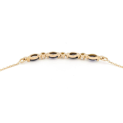 Collier Collier Or jaune Saphir 58 Facettes 1907870CN