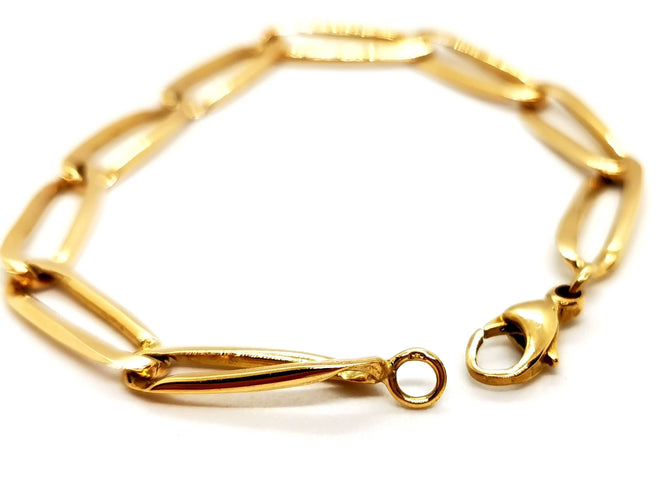 Bracelet Bracelet Maille cheval Or jaune 58 Facettes 1468363CN