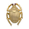 Broche Clip Scarabée or jaune. 58 Facettes 32169