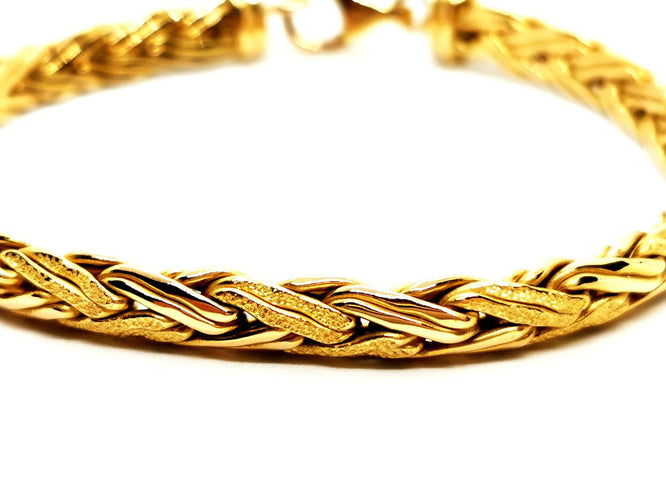 Bracelet Bracelet Maille palmier Or jaune 58 Facettes 1167359CD