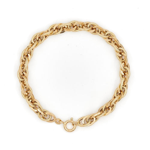 Bracelet Bracelet Maille forçat  Or jaune 58 Facettes 1641355CN