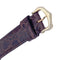 Montre Montre Cartier "Tank Must" argent plaqué or, cadran laqué marron. 58 Facettes 33541