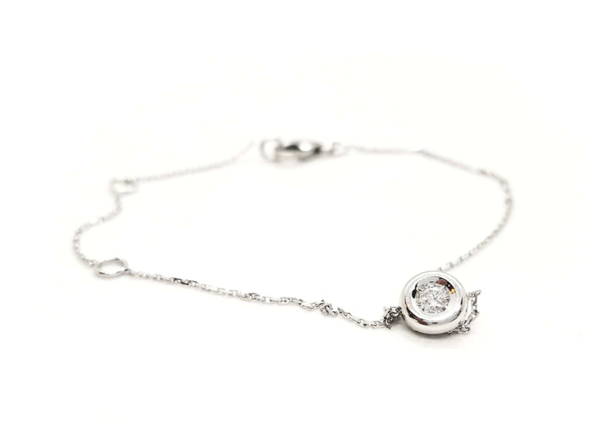 Bracelet Bracelet Or blanc Diamant 58 Facettes 579001RV