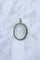Pendentif Médaille ancienne Art Déco Vierge sur nacre, or blanc, et perles 58 Facettes
