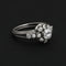 Bague Bague platine, or gris et diamants "Marguerite Sublime" 58 Facettes 1760