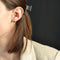 Boucles d'oreilles Boucles d'oreilles noeud saphir d'occasion 58 Facettes 16-108A