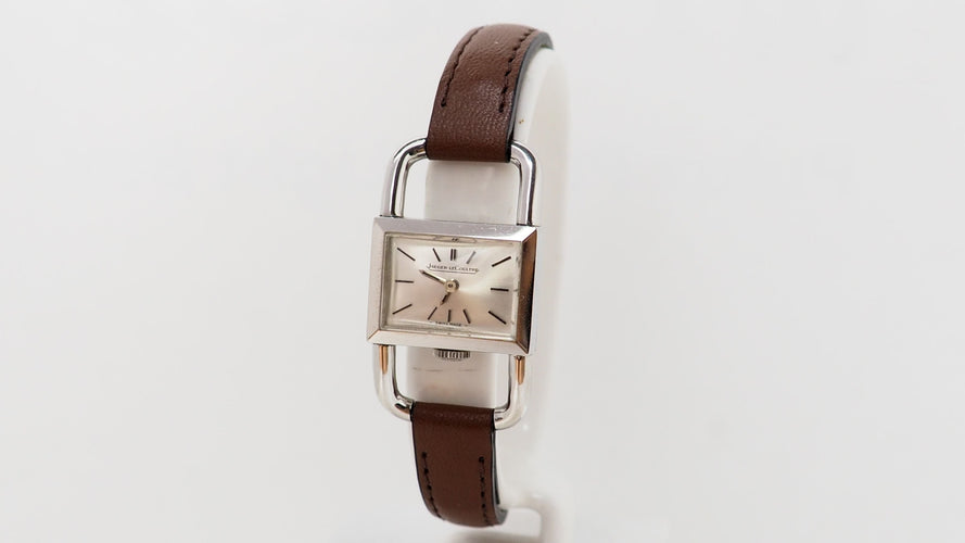 Montre Montre Jaeger LeCoultre Etrier acier 58 Facettes 31863